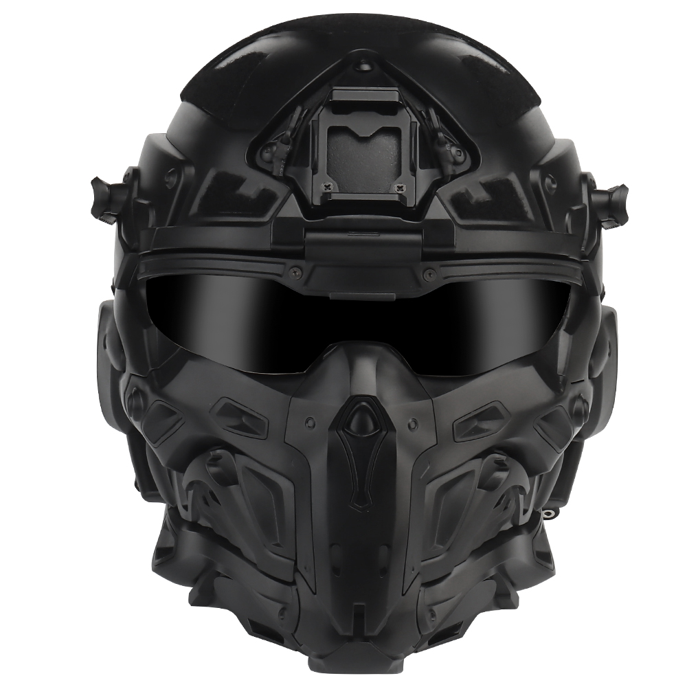 Anti Pollution Mask - Taktik saldırı kask koruyucu maske entegre
