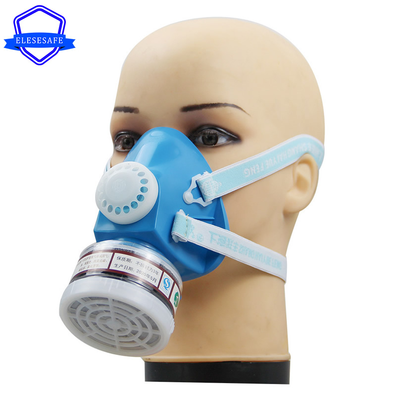 Dust Mask Construction - Doğal kauçuk yarım yüz gaz maskesi